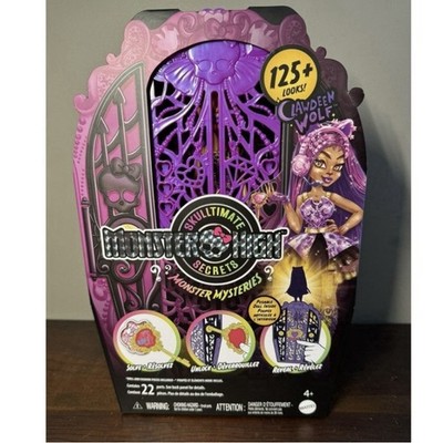 Monster High Skulltimate Secrets Clawdeen Wolf G3 2022 NIB 125+ Looks & Locker