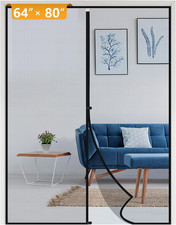 Magnetic Screen Door Fits Door Size 64 X 80, Screen Size 66" X 81" Strengthened