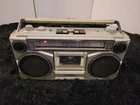 SANYO M9902-2 Boombox Cassette Player Radio Portable Stereo AM FM Tested Works