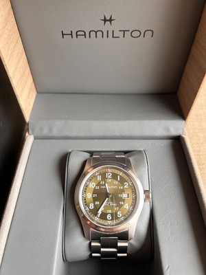 Hamilton Khaki Field Auto 42mm Green Dial Men's Watch H70605160