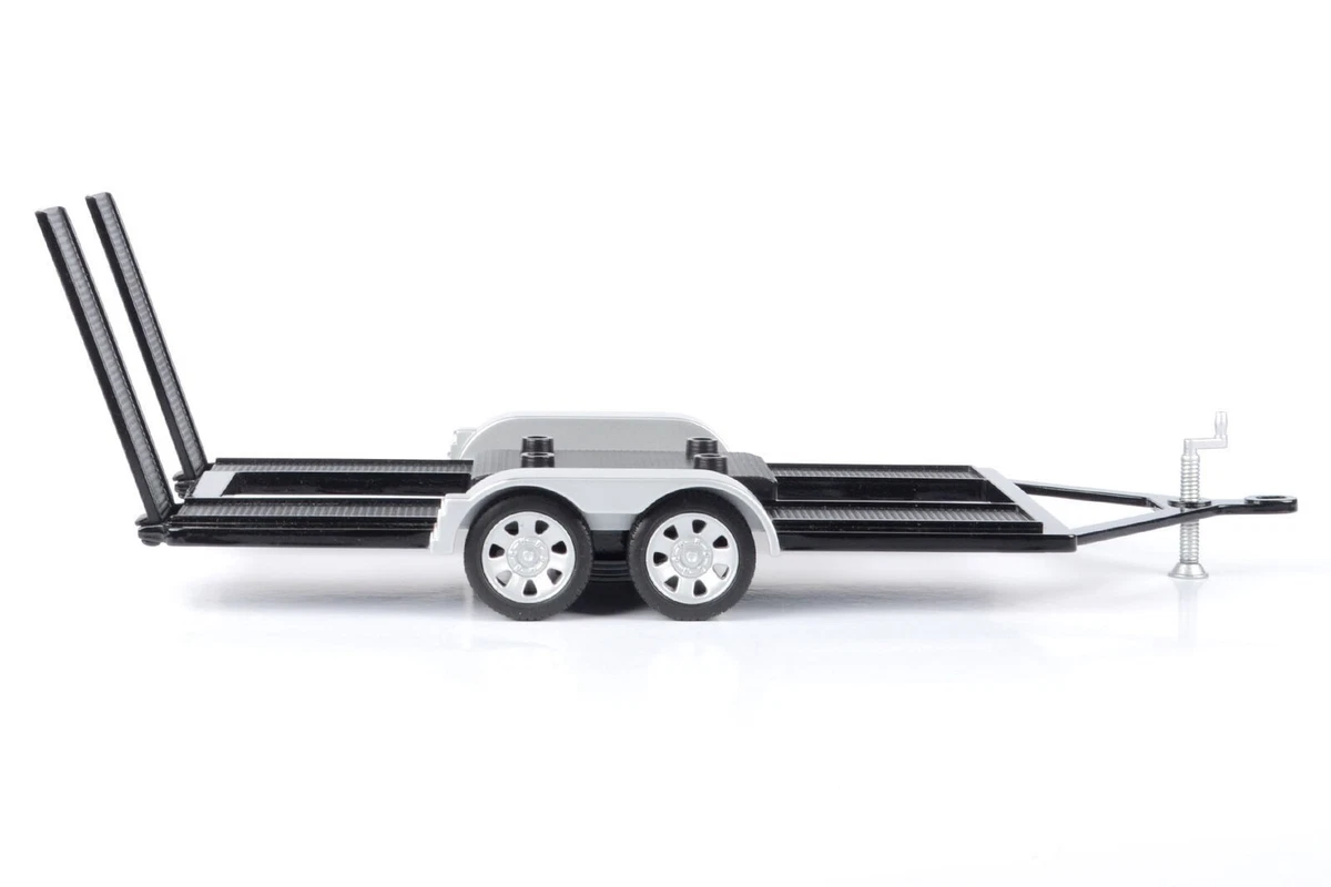 Remorque plateau porte-auto Motormax 1/43 Motormax Neuf Boite d'origine