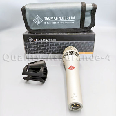 Silver Neumann KMS105 Handheld Supercardoid Condenser Microphone US  Shipping