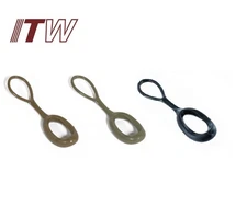 ITW GT ZIPLINE ALPHA ZIPPER PULL  REPAIR SILENT PULL TAB GHILLIETEX ( 4 PACK)