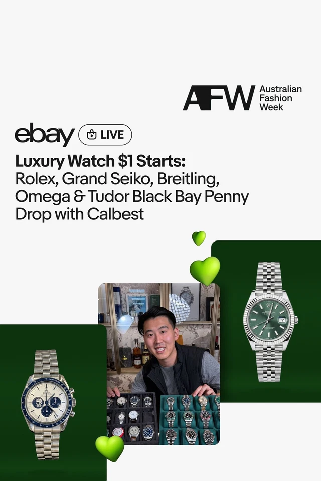 Luxury Watch $1 Starts: Rolex, Grand Seiko, Breitling, Omega & Tudor Black Bay Penny Drop