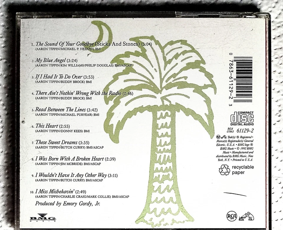 💡 CD - Aaron Tippin – Read Between The Lines ( P. 1992 /Amerik. Country Sänger) - Bild 2 von 4