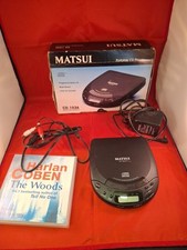 Matsui 103A Portable CD Player Box Power Supply And Audio Book Working