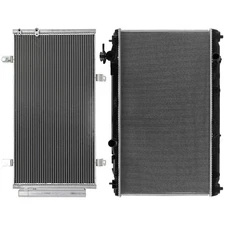 Aluminum Radiator & AC Condenser Cooling Kit For 2010-2011 Toyota Camry