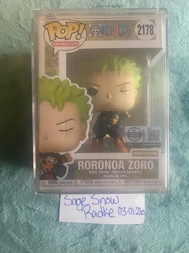 Funko Pop 2178 One Piece: Roronoa Zoro- Hot Topic Exclusive LE 3500