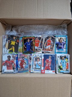 Topps/Panini Bulk/Lot Ca. 1200 Karten Inserts Chrome Select Prizm Messi