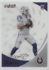 2021 Panini Chronicles Clear Vision Rookies Red /199 Sam Ehlinger #CVR-28 0eq8