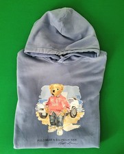 Polo Ralph Lauren Polo Bear Jeep Hoodie Faded Blue Men's XL - NWT
