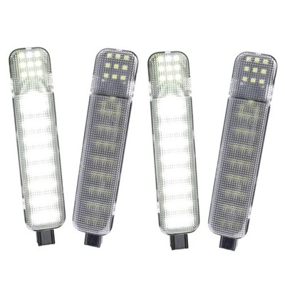 LED Door Interior Panel Courtesy Lights Door Warning Lamp Compatible 4pcs White