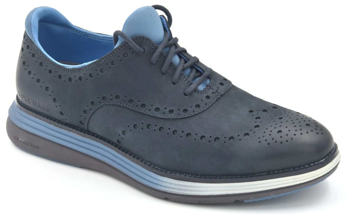 Cole Haan Blue Wingtip Dress Shoes for Men for sale | eBay display picture 2