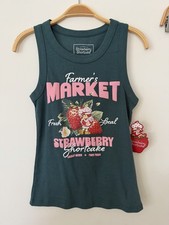 NWT Strawberry Shortcake Fitted Tank Top Juniors Small
