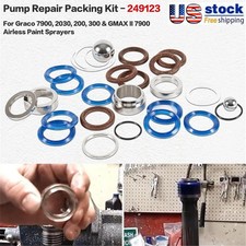 NEW 27PCS For Graco Airless Paint Sprayer 200 300 249123 Pump Repair Packing Kit