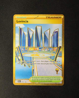 Pokémon Karte TCG - Levincia 244/182 - Destined Rivals - Hyper Rare - NM  