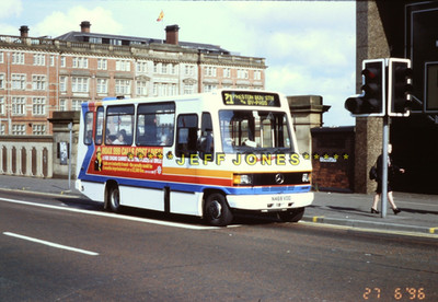 ORIGINAL BUSFOLIE 15928 - Postkutsche MB.709D / ALEX. 659 N468VOD Preston 27.6.96