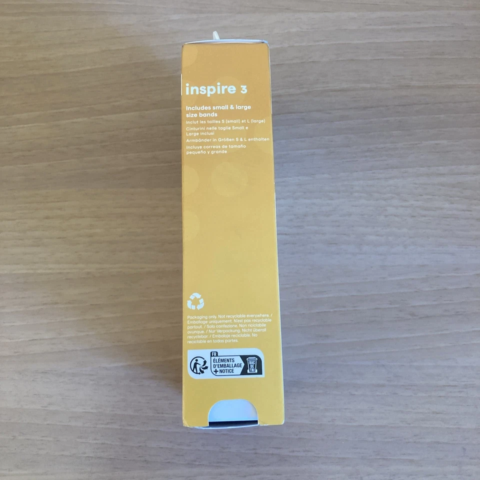 Fitbit Inspire 3 Health & Fitness Tracker - FB424BKYW - Morning Glow : BRAND NEW - Image 3 of 4