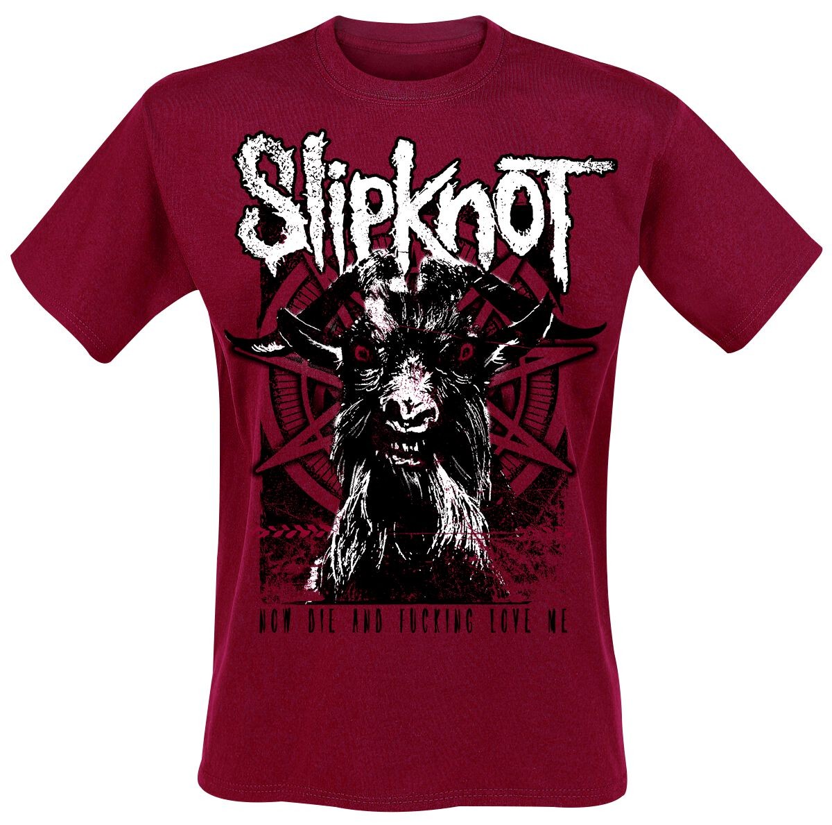 Футболка Slipknot Herren Goat rot Band-Товар Группы 6890₽