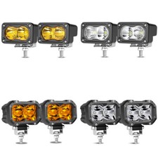 3 4 LED Work Light Spot Flood Cube Pods Drivi...