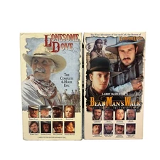 Lonesome Dove & Dead Man’s Walk Lot Of 2 VHS 1992 Robert Duvall V4