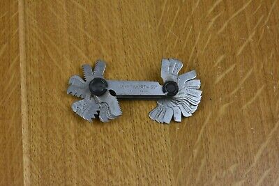 58pcs//set Screw Gauge Whitworth 55 Degree Metrisch 60 Degree Thread Pi SE