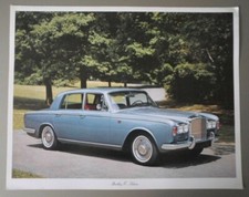 BENTLEY T SERIES SALOON orig 1960s USA Mkt Large Format Sales Brochure