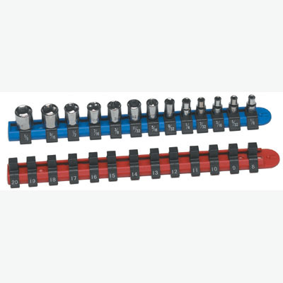 CTA Tools 9725 Socket Holder 1/4'' Drive Metric, 13 Pegs