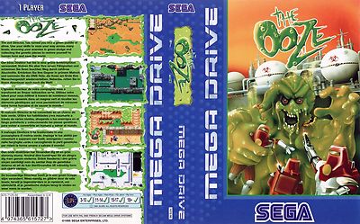 The Ooze Megadrive PAL & NTSC Genesis Box Art Case Insert Only | eBay