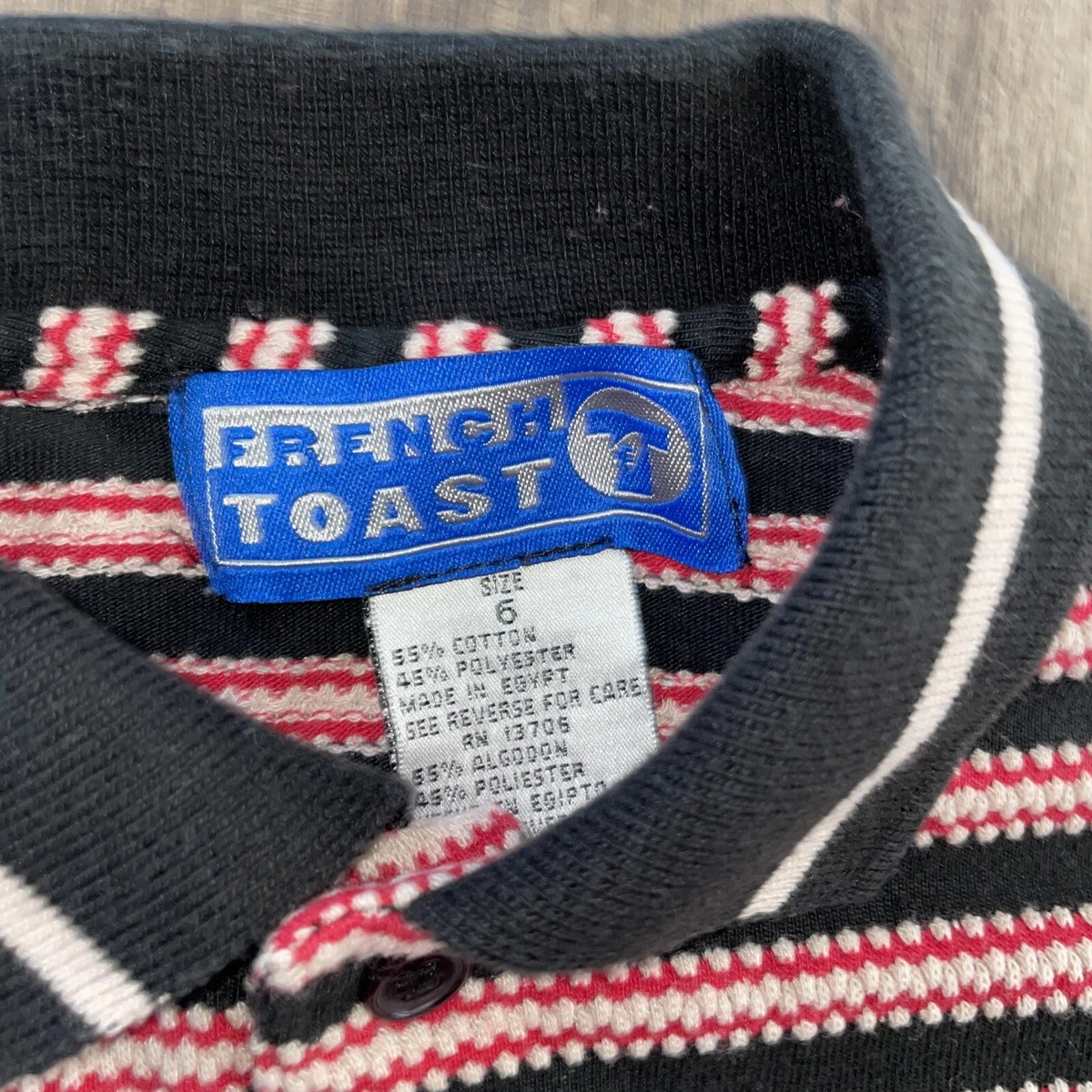 French toast long sleeve cheap polo