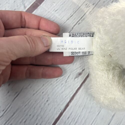 Ganz Webkinz Polar Bear Plush White Fuzzy 7" Lil' Kinz No Tags/Code - Picture 5 of 5