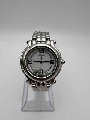 Chopard Happy Sport 27/8236-23 White Dial 7 Diamonds Box & Papers