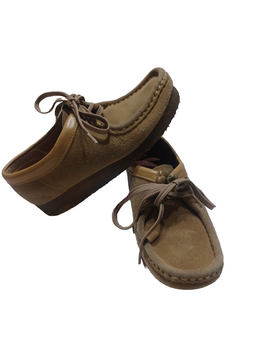 Clarks Originals Wallabee Womens SZ 6.5 CREPE Tan Leather Clarks Originals Wallabee Womens SZ 6.5 CREPE Tan Leather