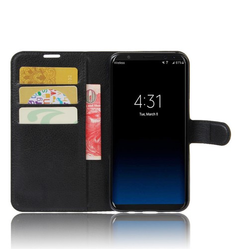 For Samsung Galaxy S9 S8 / Plus Wallet Leather Card Holder Flip Case Full Cover - Picture 9 of 25