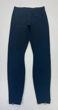 C619 Vtg USA PATAGONIA Black Thermal Long Johns Base Layer Pants sz Men's Small