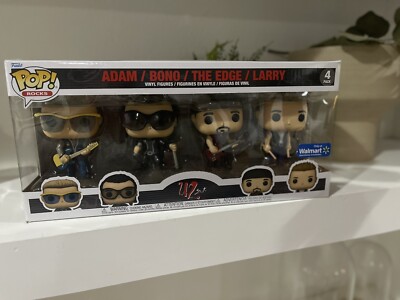 Funko Pop! Rocks / U2 / Zoo TV / Adam / Bono / The Edge / Larry /4-Pack