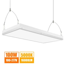 LED Linear High Bay Light 100W 5000K Bright White Commercial Shop Lamp 100-277V