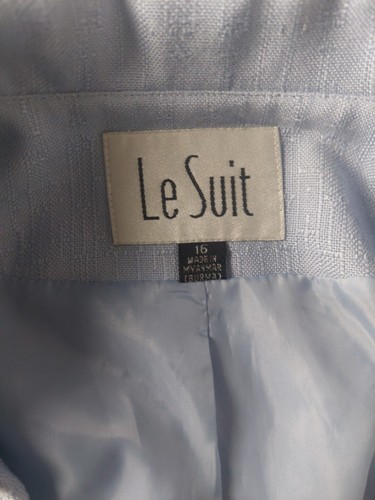 LE SUIT Tuta donna gonna blu chiaro taglia 16 - Foto 5 di 5