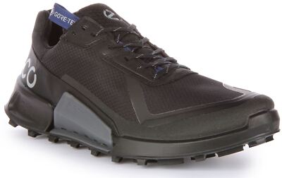 Ecco Biom 2.1 X Country wasserdicht Wandern Schnürschuhe schwarz Herren UK 7 - 12