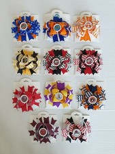 NEW Handmade SEC College Inspired Football Hair Bow