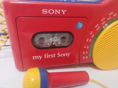 MY FIRST SONY CFM 2300 KINDER KASSETTENRECORDER Micro. NEUE RIEMEN FUNKTIONIERT - Bild 4 von 14