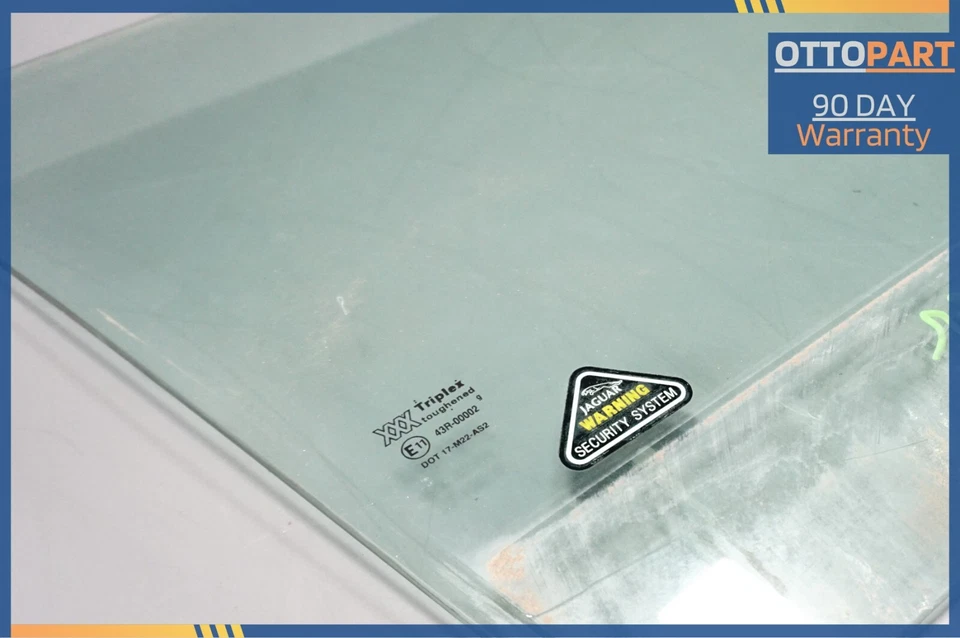 Jaguar XJ6 XJ8 XJR 1996 puerta de vidrio ventana lateral del pasajero delantero derecho OEM Foto 4 de 4