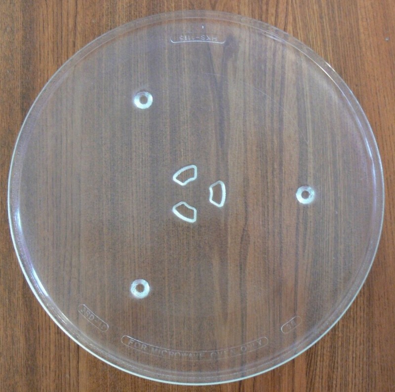 12 1/2 " USED Amana Maytag DE74-20015 Microwave Glass Turntable Plate/Tray Clean