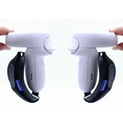 BeswinVR Controller Grips for Anker Charging Dock Meta Quest 2 (Black, 1 Pair)