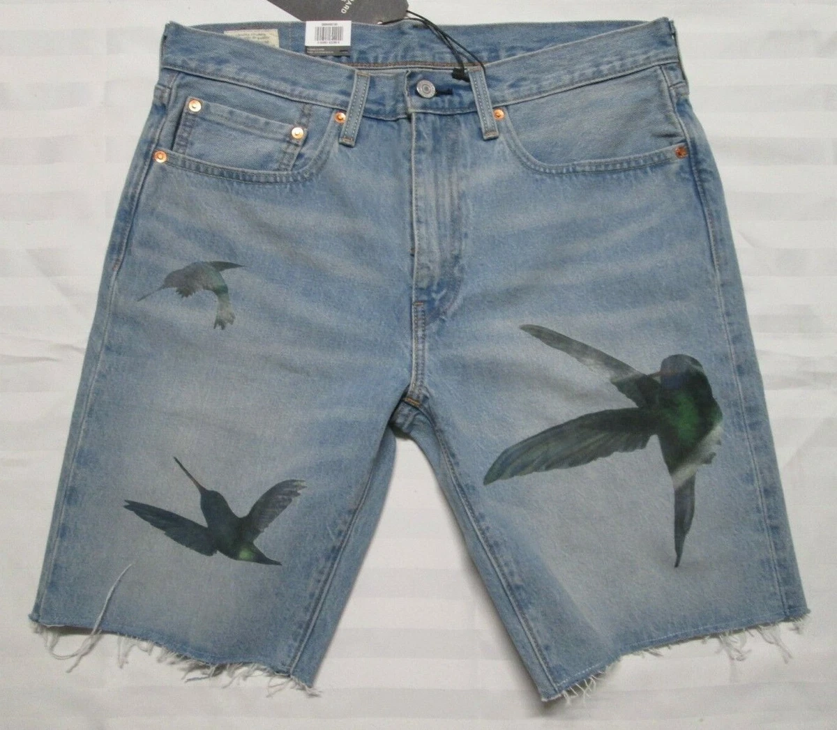 Mens cut off jean deals shorts