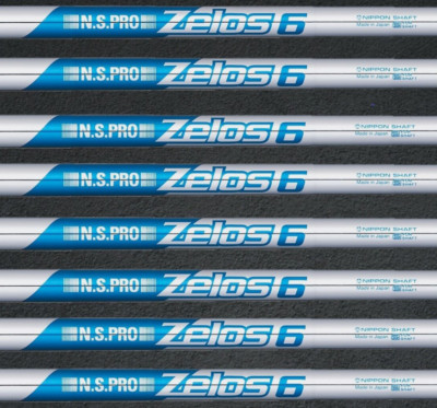 Nippon N.S. PRO ZELOS 6 .355'' or 370'' Tip Iron Golf Club Shaft BUNDLE Sets