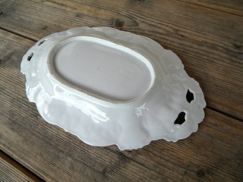 V. P. CHODAU porcelana bandeja de oferta PORGES VON PORTHEIM? Codo rococó dorado - Imagen 8 de 8