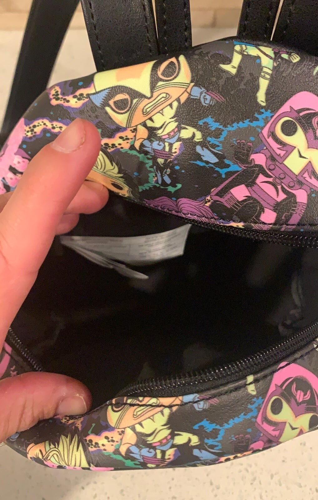 Blacklight Marvel Infinity Mini Backpack loungefl… - image 5