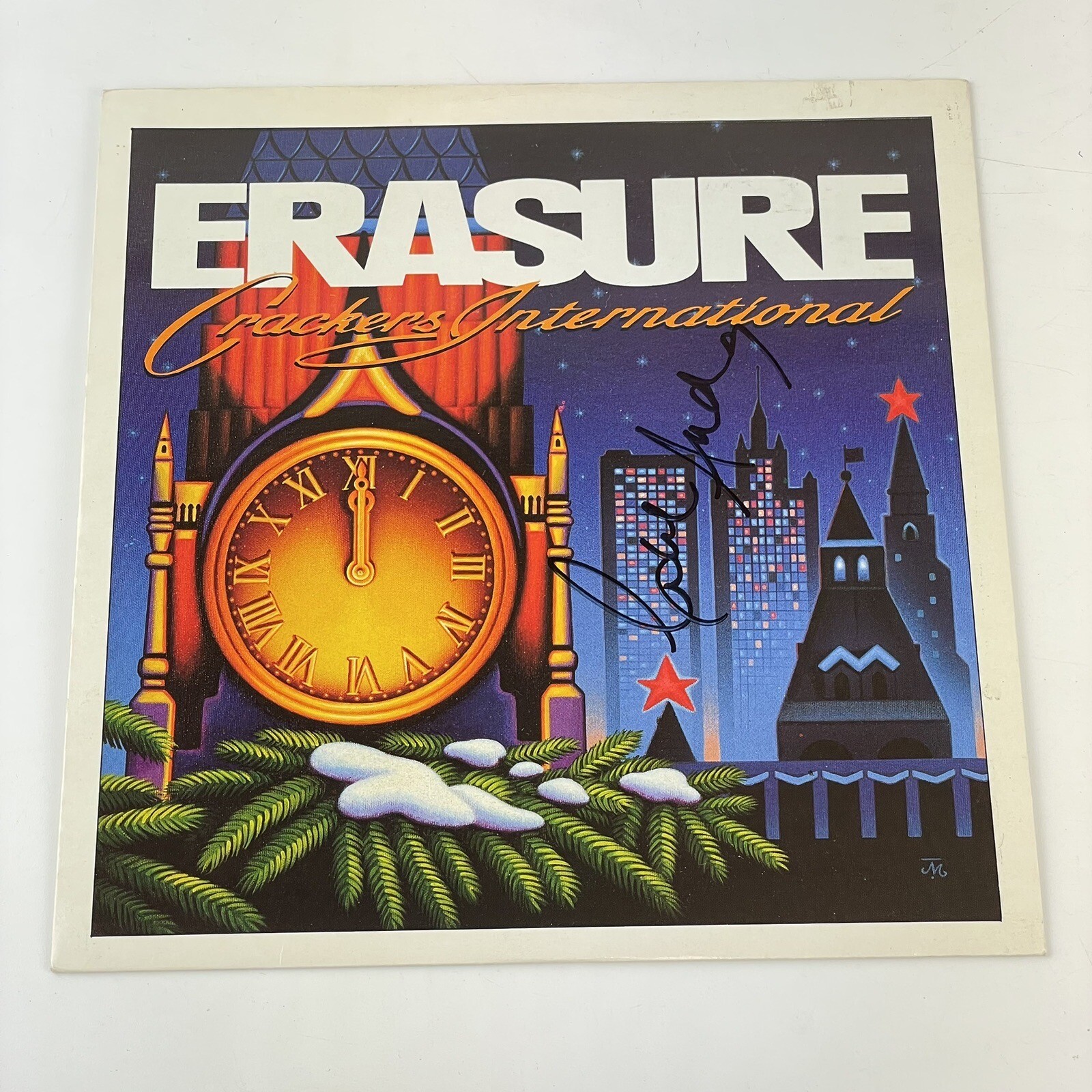 Andy Bell Signed Vinyl Single 45rpm 7” Erasure Crackers International