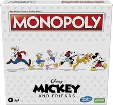 NEW Monopoly Disney Mickey and Friends Edition Hasbro Board Game - FREE SHIPPING